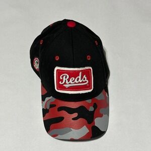 Cincinnati Reds Kids Opening Day Hat Frischs Big Boy Camo Baseball Cap New Rare